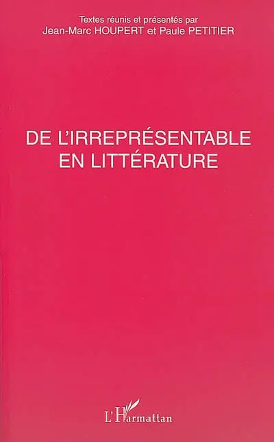De l'irreprésentabilité en littérature