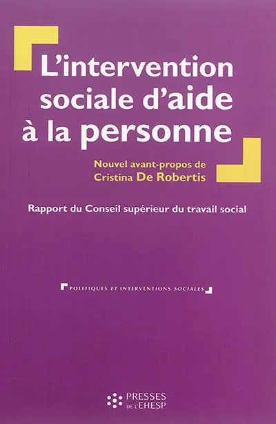 L'intervention sociale d'aide à la personne