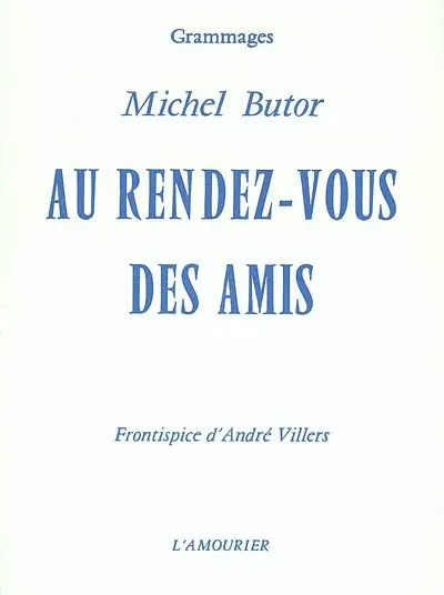 Au rendez-vous des amis : portraits poétiques