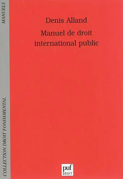 Manuel de droit international public