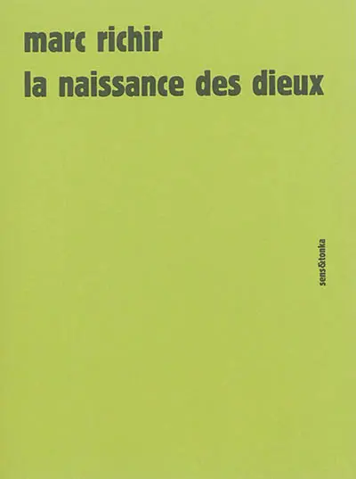 La naissance des dieux