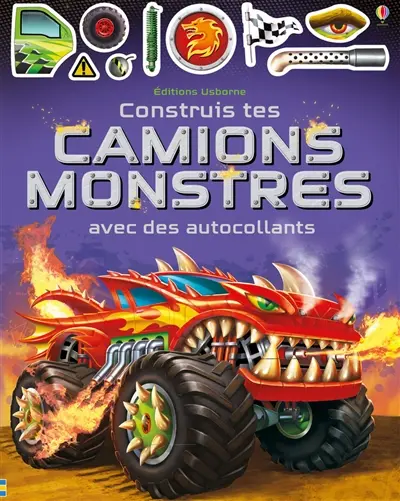 Construis tes camions monstres avec des autocollants
