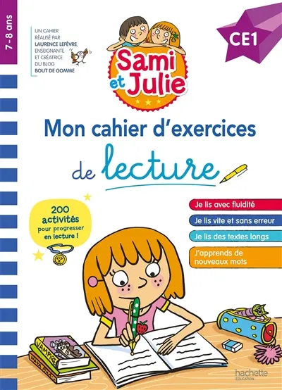 Mon cahier d'exercices de lecture CE1, 7-8 ans : 200 activités pour progresser en lecture !