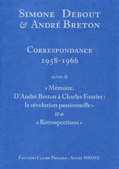 Correspondance, 1958-1966