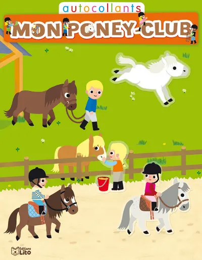 Mon poney-club : autocollants : le pré