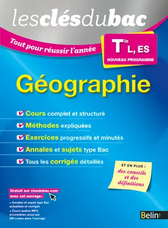 Géographie terminale L, ES : nouveau programme