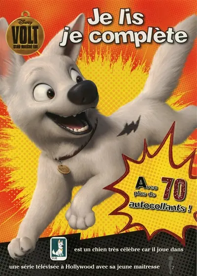 Volt, je lis et complète avec autocollants