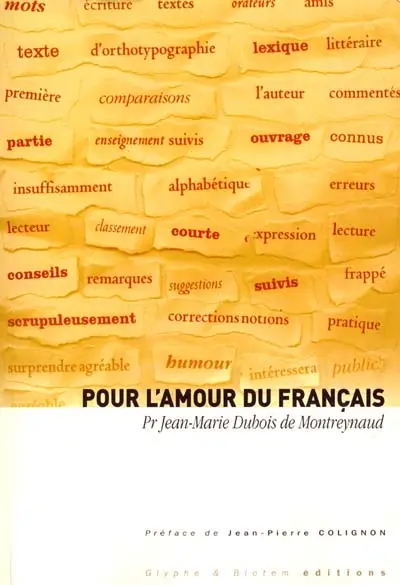 Pour l'amour du français