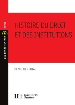 Histoire du droit et des institutions