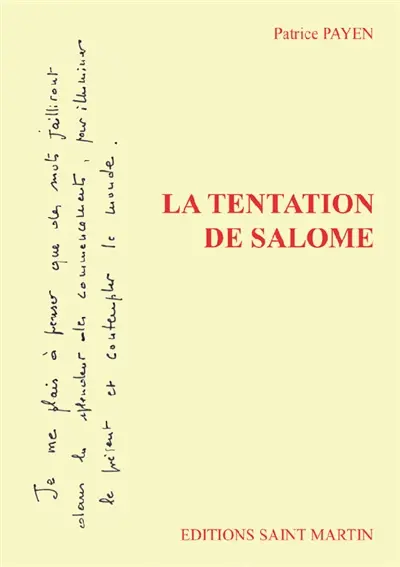 La tentation de Salomé