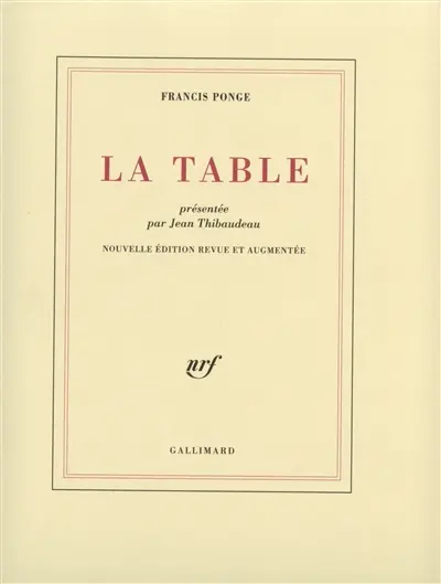 La table