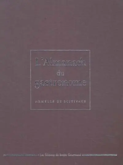 L'almanach du gastronome