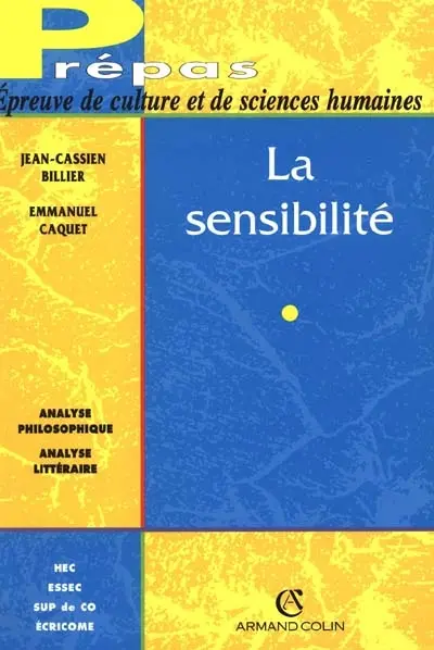 La sensibilité : épreuve de culture et de sciences humaines