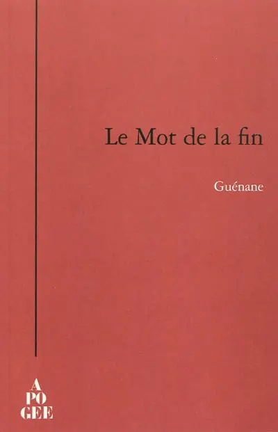 Le mot de la fin