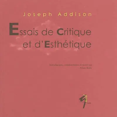 Essais de critique et d'esthétique