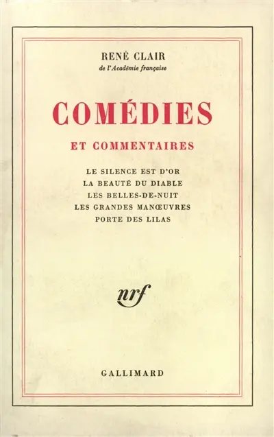 Comédies et commentaires