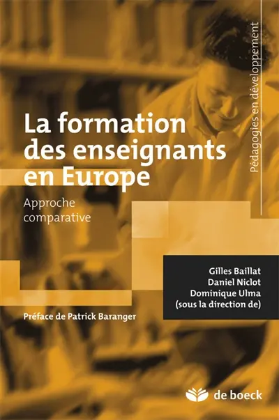 La formation des enseignants en Europe : approche comparative
