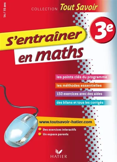 S'entraîner en maths : 3e