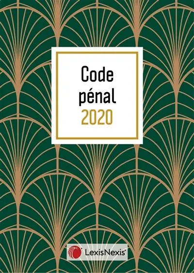 Code pénal 2020 : jaquette Art déco