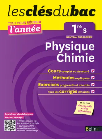 Physique chimie 1re S : nouveau programme