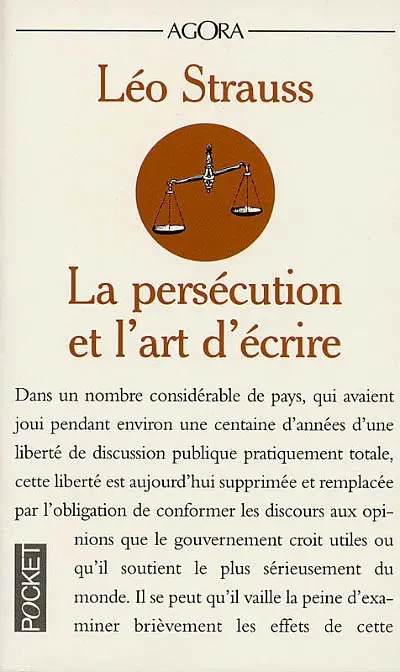 La Persécution et l'art d'écrire