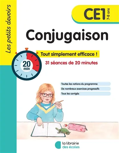 Conjugaison CE1, 7-8 ans : 31 séances de 20 minutes