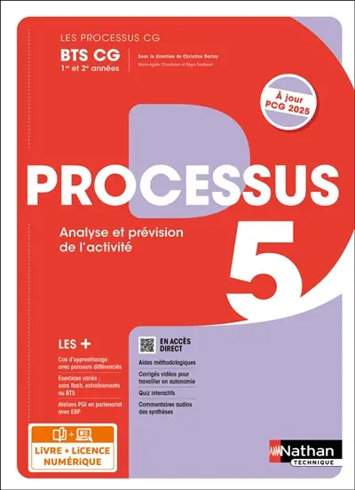 Processus 5, analyse et prévision de l'activité : BTS CG 1re et 2e années : i-manuel, livre + licence élève