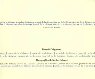 Journal de la distance