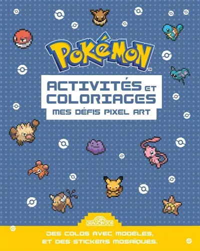 Pokémon : Activités et coloriages Pixel 2