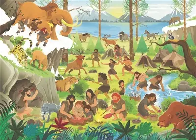 La préhistoire : puzzle 48 pièces
