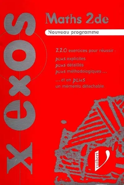 Maths, 2de : nouveau programme