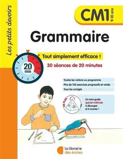 Grammaire CM1, 9-10 ans : 30 séances de 20 minutes