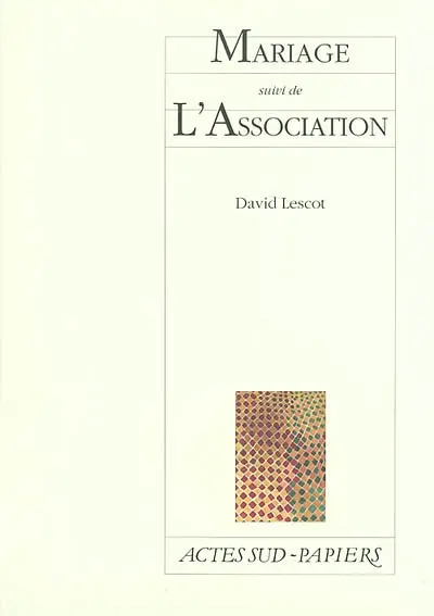Mariage. L'association