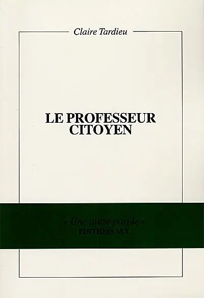 Le professeur citoyen