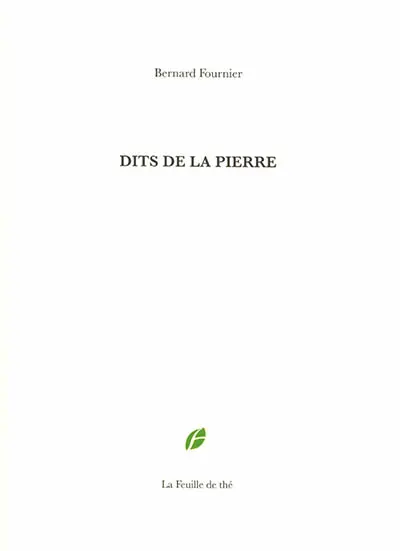 Dits de la pierre