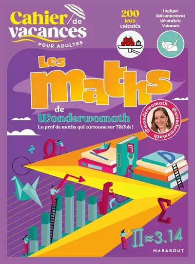 Cahier de vacances Les maths avec Wonderwomaths