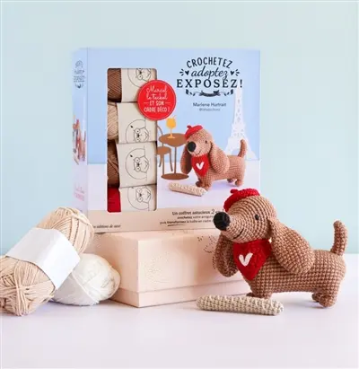 Marcel le teckel et son cadre déco !