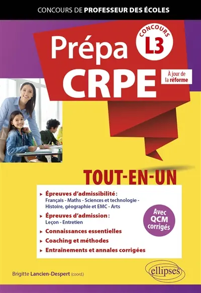 Prépa CRPE tout-en-un, concours L3