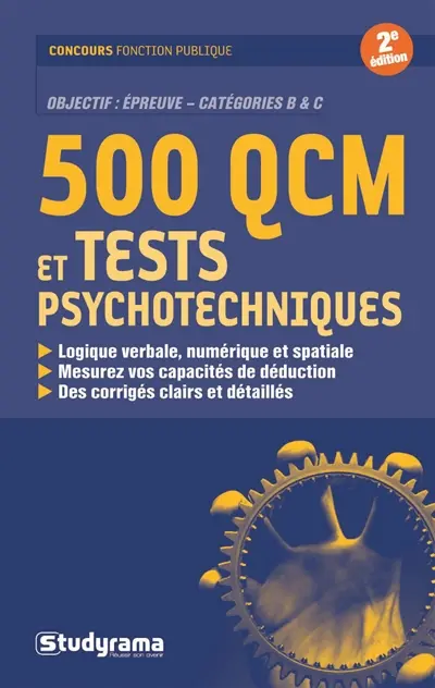 500 QCM et tests psychotechniques