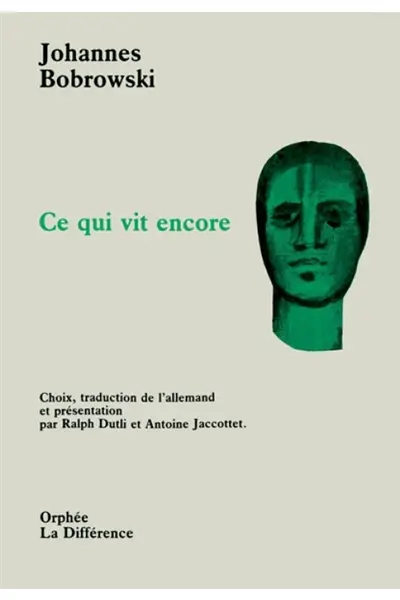 Ce qui vit encore : poèmes