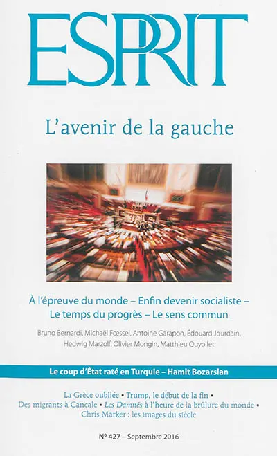 Esprit, n° 427. L'avenir de la gauche