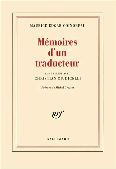 Mémoires d'un traducteur : entretiens avec Christian Giudicelli