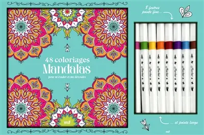 48 coloriages mandalas pour m'évader et me détendre
