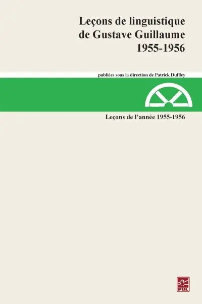 Leçons de l'année 1955-1956