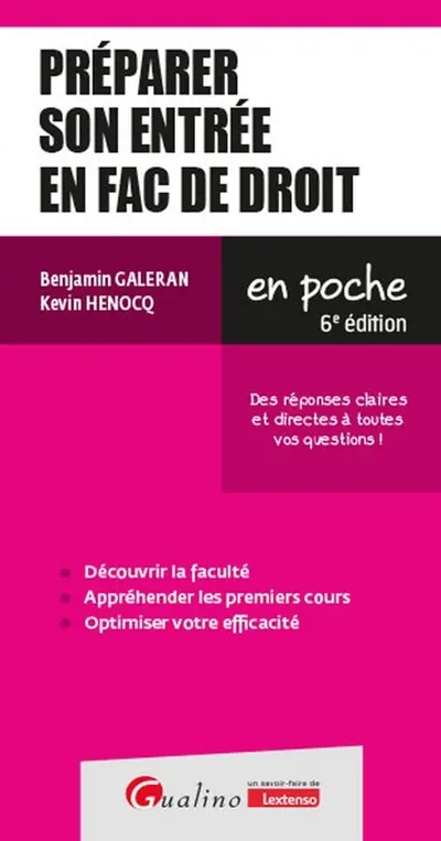 Préparer son entrée en fac de droit : des réponses claires et directes à toutes vos questions !