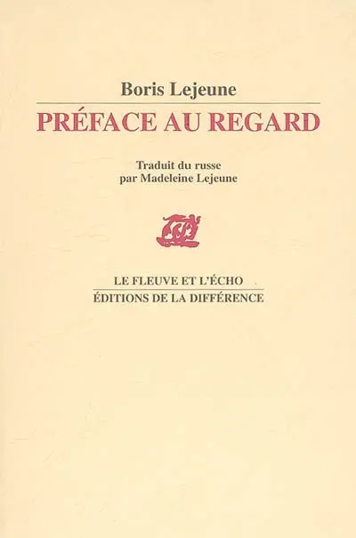 Préface au regard : poèmes