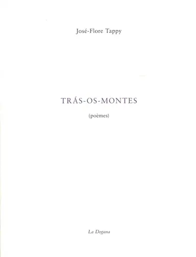 Tras-os-montes : poèmes