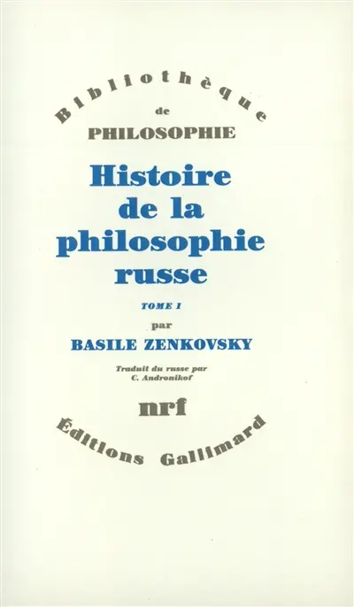 Histoire de la philosophie russe. Vol. 2