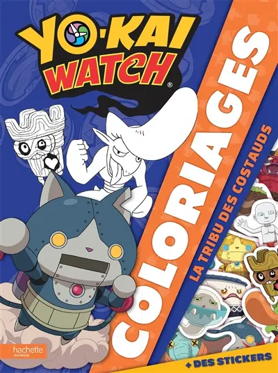 Yo-kai watch : coloriages : la tribu des costauds