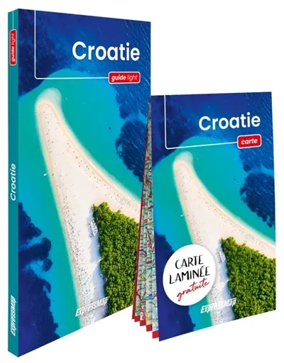 Croatie : guide et carte laminée